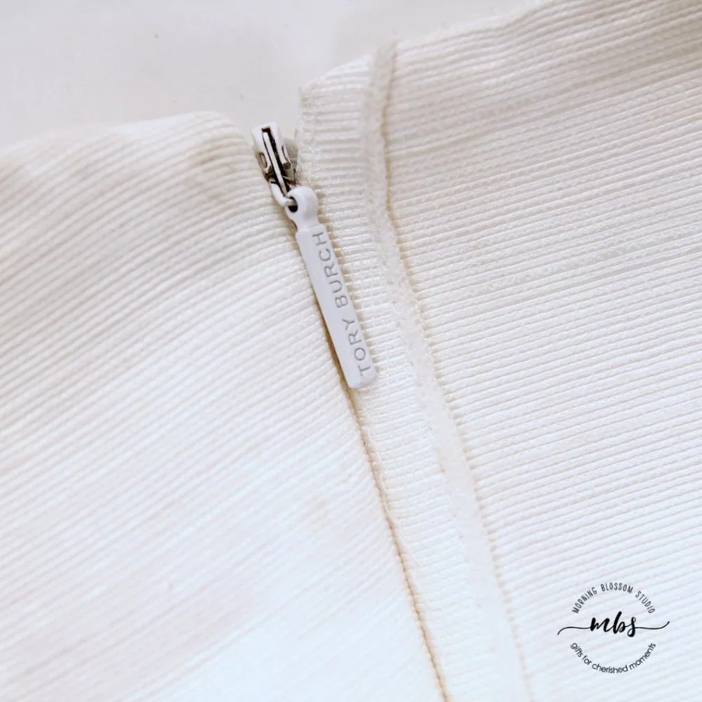 Tory Burch Georgina Silk Linen Cotton‎ Blend High Waist Pleated Shorts